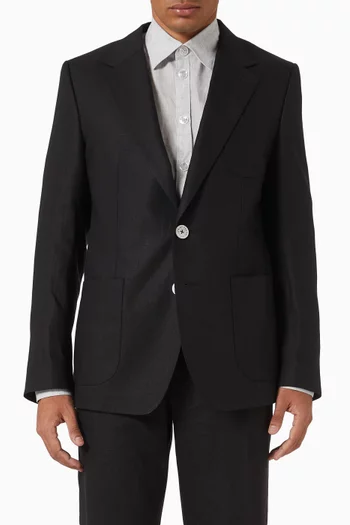 Portofino Single-breasted Jacket in Linen