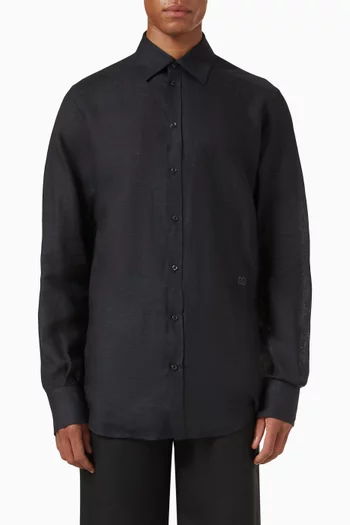 Button-up Shirt in Linen