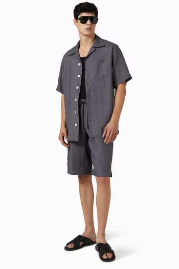 قميص هاواي كتان