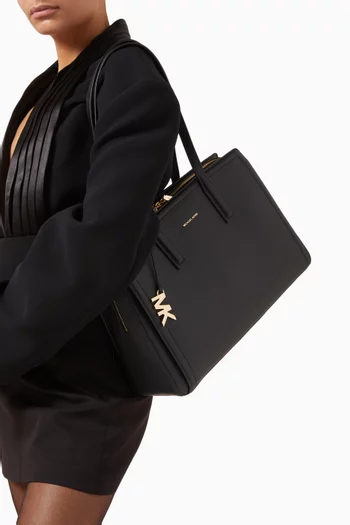 Medium Laila Tote Bag in Leather