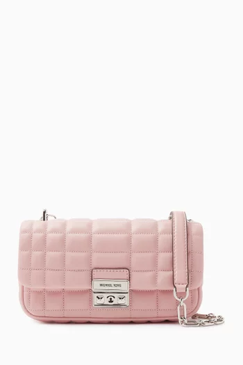 Small Tribeca Shoulder Bag in Quilted Leather