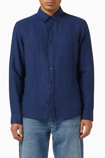 Button-down Shirt in Linen