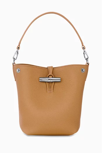 XS Le Roseau Bucket Bag in Leather