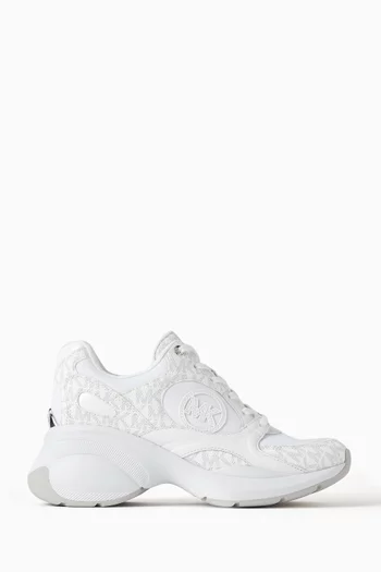 Zuma Mixed-media Sneakers in Canvas