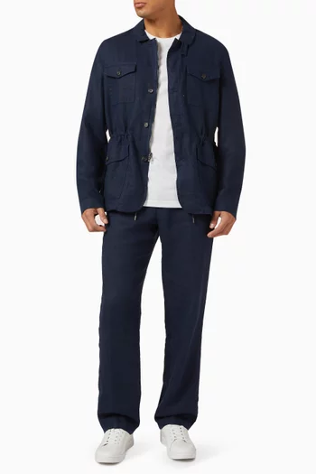 Field Jacket in Linen