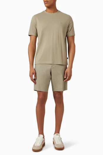 T-shirt in Cotton-blend Piqué