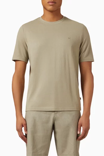 T-shirt in Cotton-blend Piqué