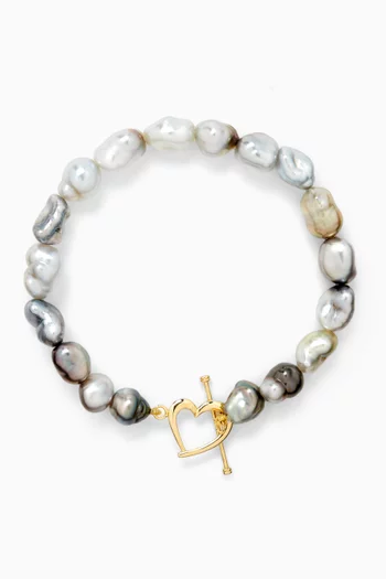 Natura Tahitian Pearl Bracelet in 18kt Gold