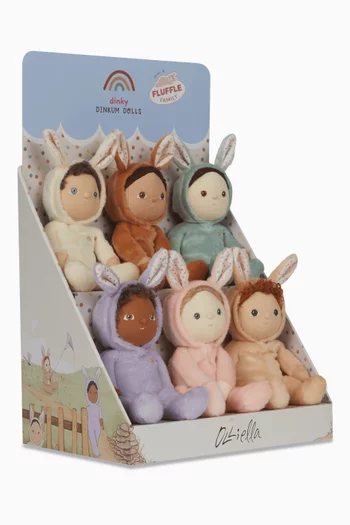 Dinky Dinkum Fluffle Family Dolls, Set of 6