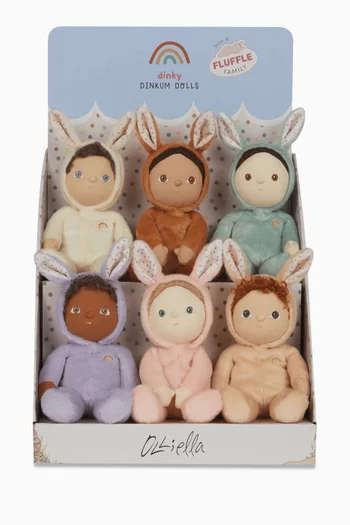 Dinky Dinkum Fluffle Family Dolls, Set of 6
