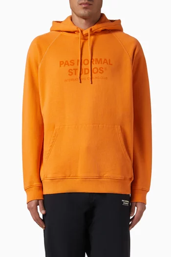 Off-Race Logo Hoodie in Cotton