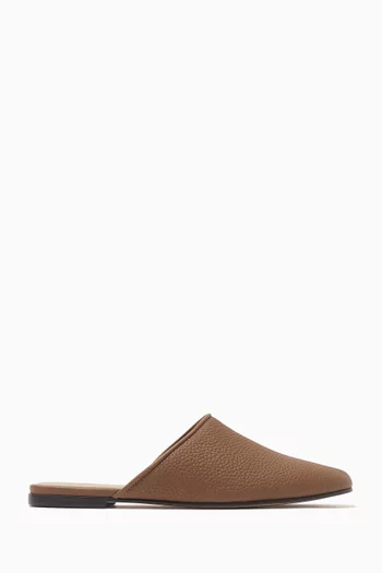 Mules in Leather