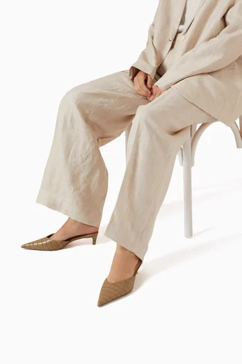 40 Mules in Leather