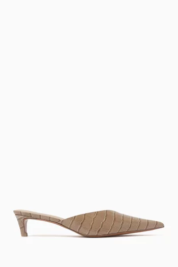 40 Mules in Leather