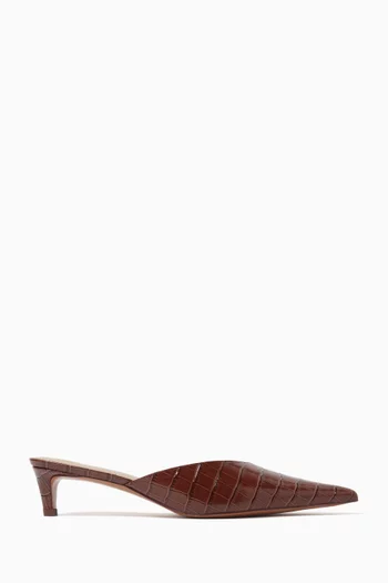 40 Mules in Leather