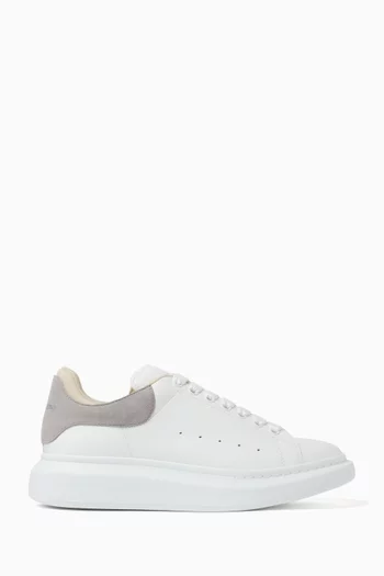 Oversized Sneakers in Leather & Suede