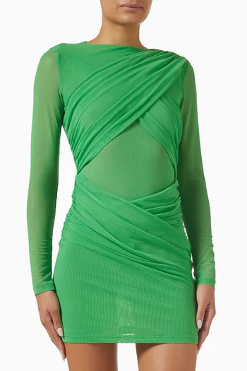 Avni Mini Dress in Mesh