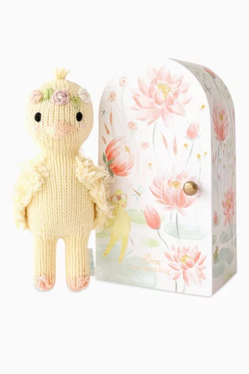 Tiny Flora The Duckling Soft Toy in Cotton
