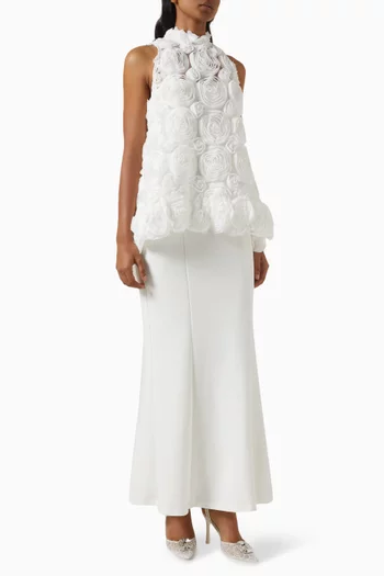 Selena Floral Midi Dress