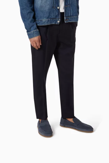 Loafers in Suede