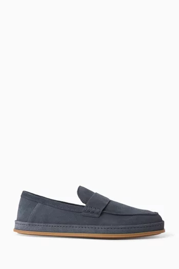 Loafers in Suede