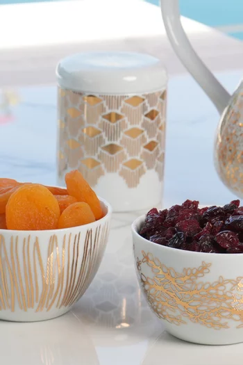 طقم أوعية توابل تمرة صلصال × رزان العزوني، قطعتان