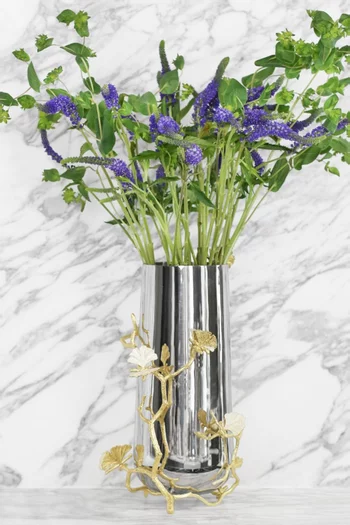 Butterfly Ginkgo Vase