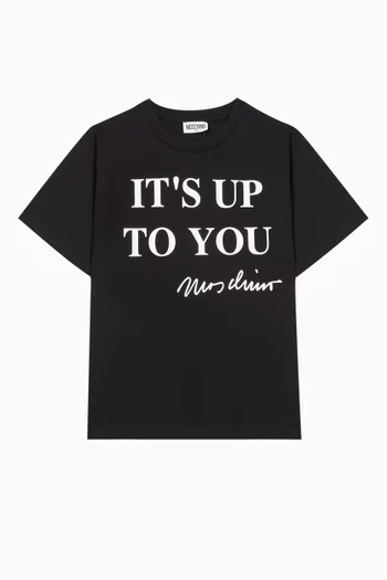 It's Up To You T-shirt in Cotton