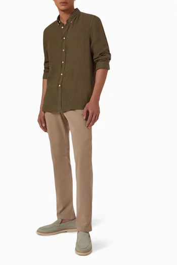 Button-down Shirt in Linen
