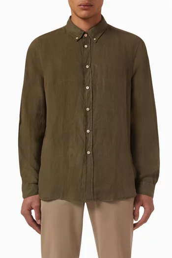 Button-down Shirt in Linen