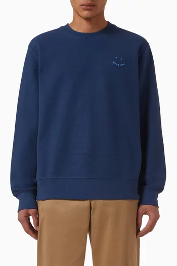Happy Logo Sweatshirt in Cotton Blend