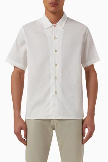 Textured Shirt in Cotton