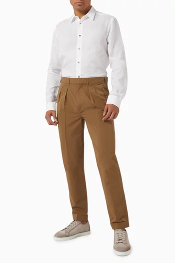 Button-down Shirt in Linen
