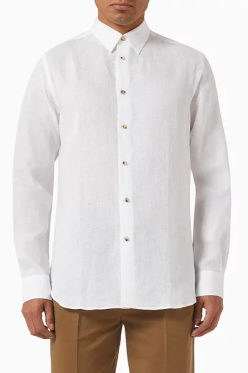 Button-down Shirt in Linen