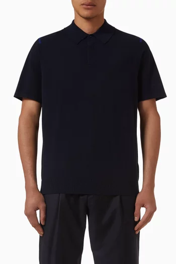 Polo Sweater in Organic Cotton