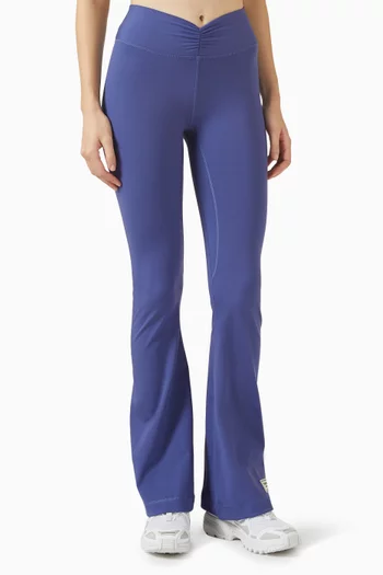 Flared Front Split Leggings in Softskin