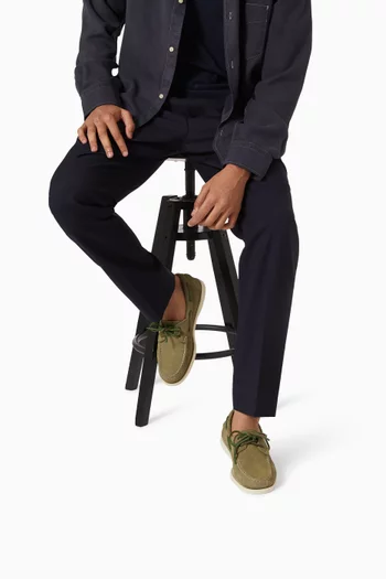 Portland Boat Shoes in Suede