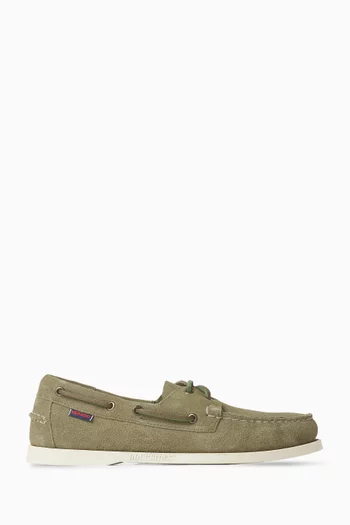 Portland Boat Shoes in Suede