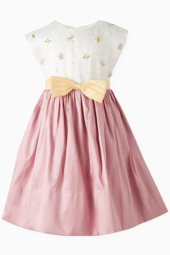 Migina Embellished Dress in Silk-blend