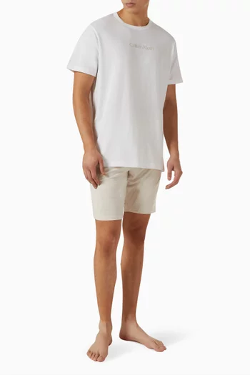 Logo Lounge T-shirt in Cotton