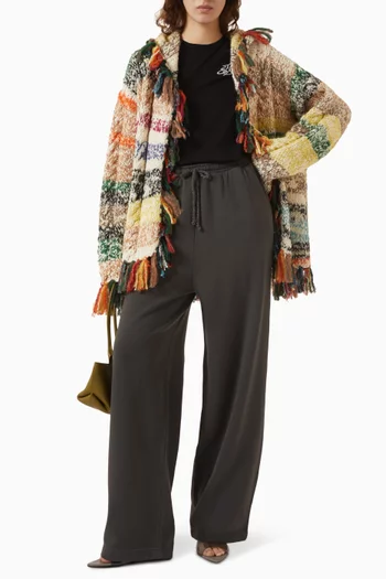 Run Ragged Cardigan in Cotton-knit