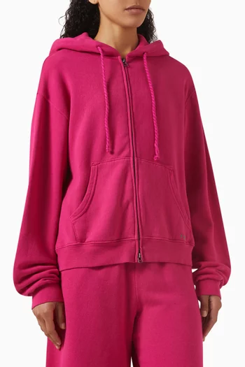 Daily Zip Hoodie in Cotton-blend