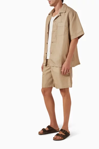 Bermuda Shorts in Tencel™ Lyocell & Linen