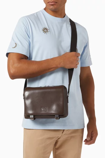 Small Messenger Bag in Smooth Leather