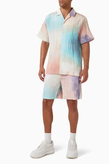 Watercolour Shirt in Satin