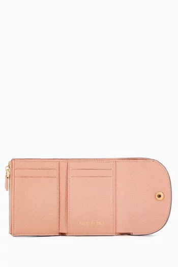 Faurever Tri-fold Wallet in Scale Canvas