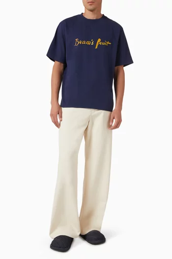 Mum's Script Logo T-shirt in Cotton