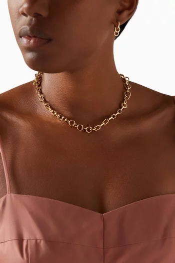Stessa Necklace in 14kt Gold-plated Brass
