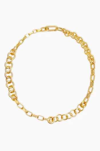 Stessa Necklace in 14kt Gold-plated Brass