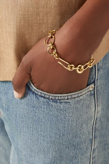 Aria Bracelet in 14kt Gold-plated Brass